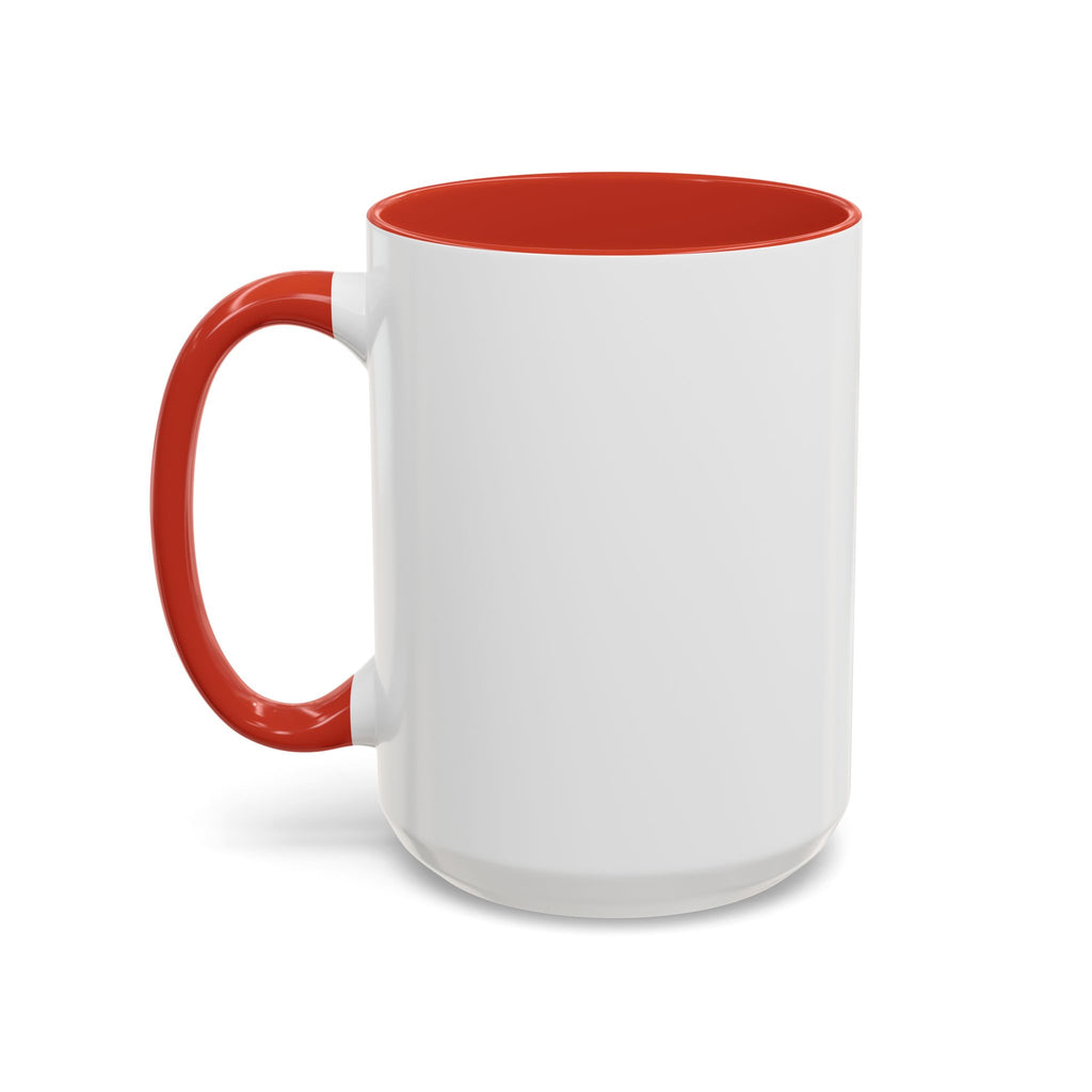 Plain white Ceramic Coffee Mug featuring a contrasting red handle, perfect for personalizing your coffee moments.